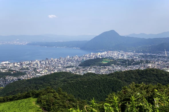 슈몬지바루 전망대(벳부만 전망대)